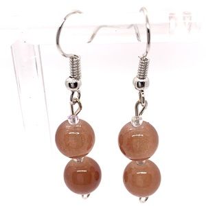 [Chocolate Heaven] Glass Beaded Earrings